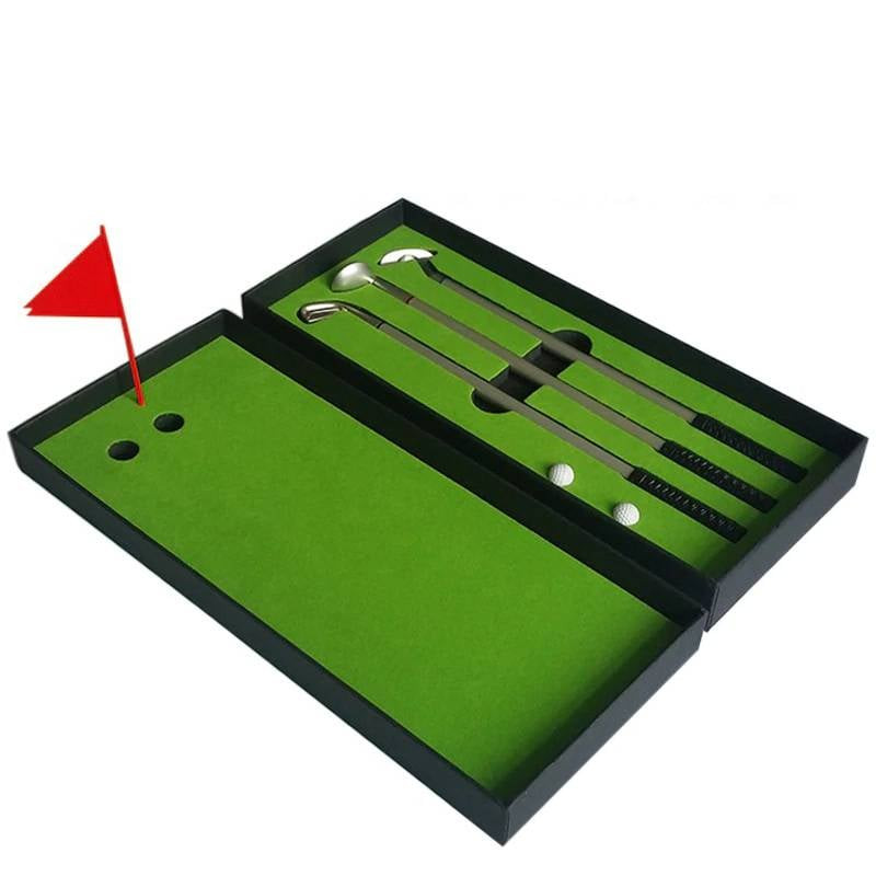 Mini Golf Spel Desktop Putter Pennenset Golf Training
