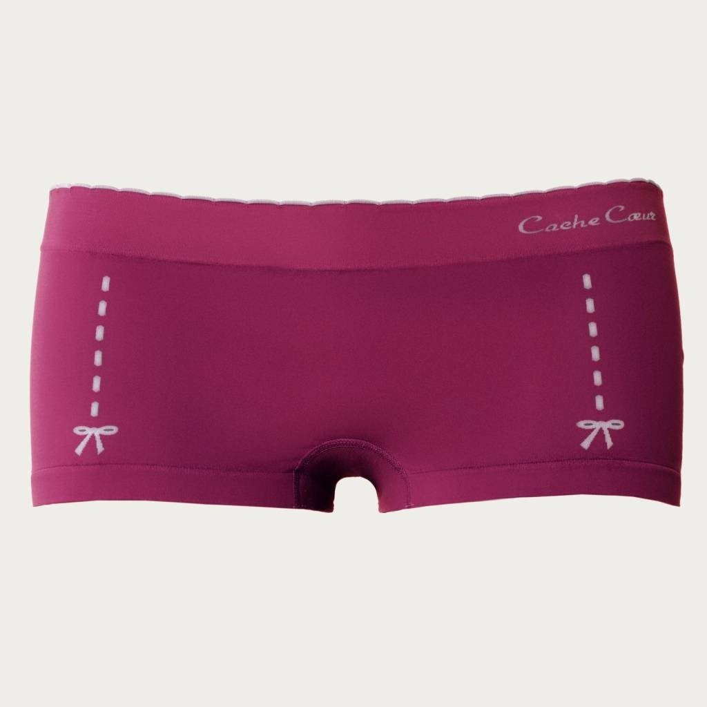 Cache Coeur Shorts Illusion Cassis Naadloos / Super Zacht