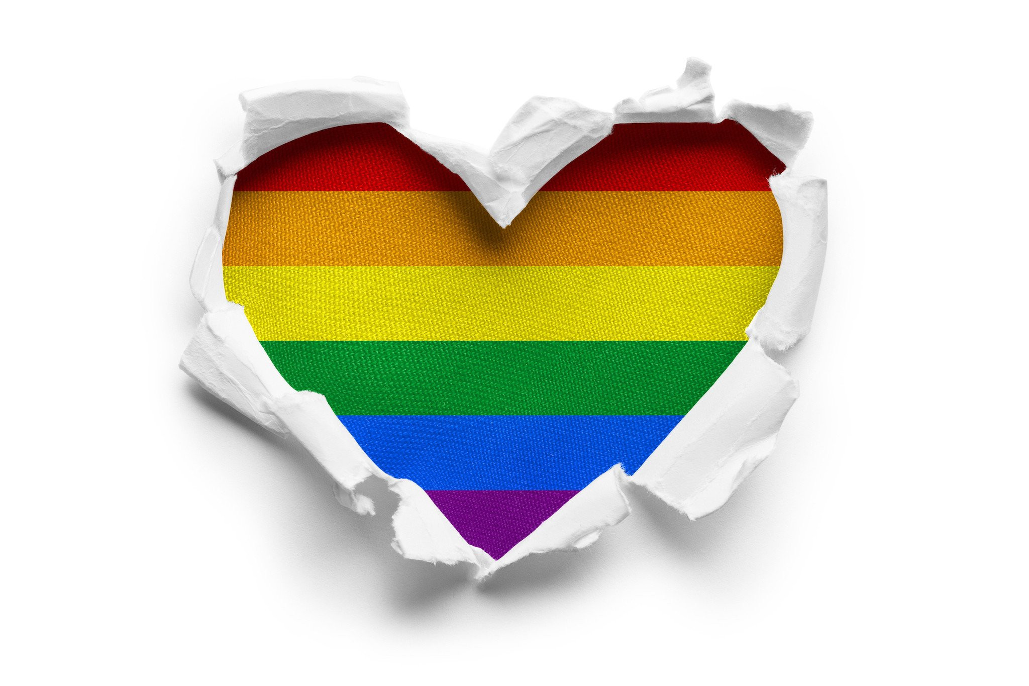 Afbeelding op acrylglas - Gay pride, LGBT , love - regenboog , Multikleur , 3 maten , Wanddecoratie