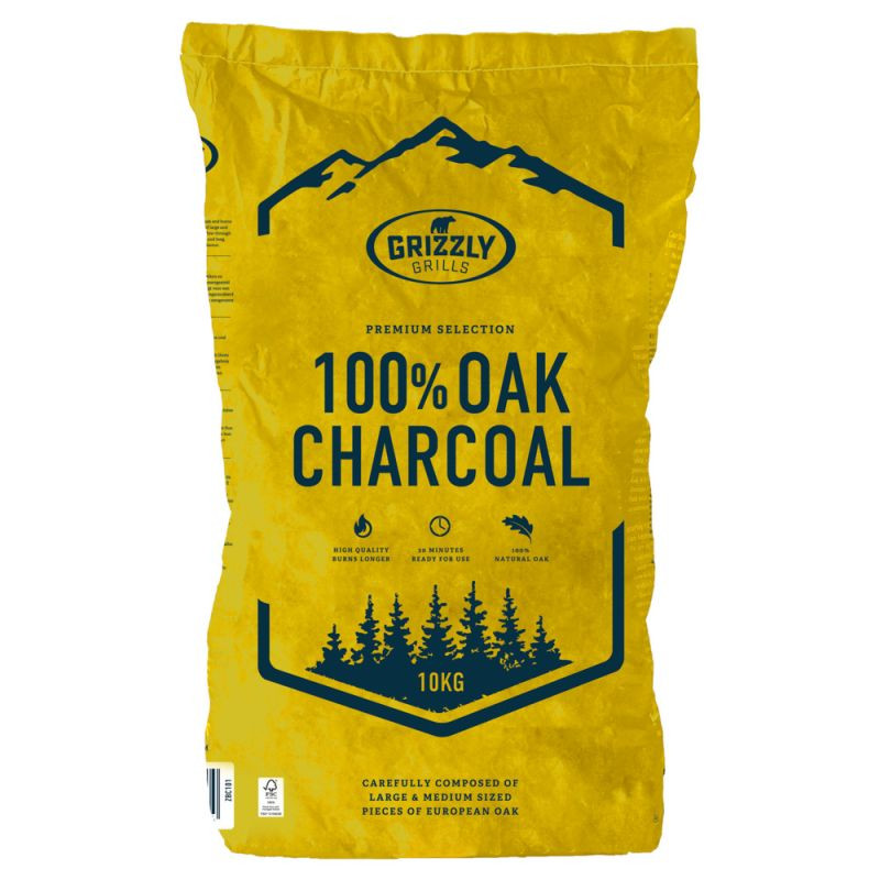 Grizzly Grills Premium Selection 100% Oak - Houtskool - 10,1 kg