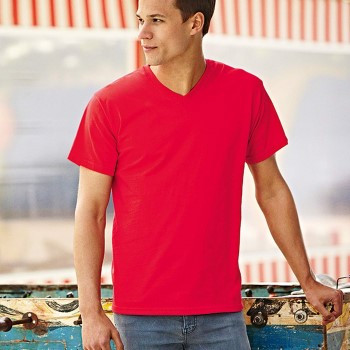 Fruit of the Loom Valueweight V-neck T * Actie *