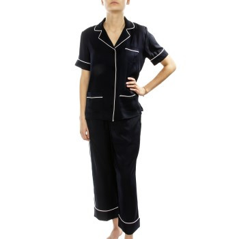 DKNY Walk The Line SS Top And Crop Pant * Actie *