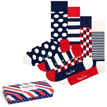 Happy socks 4 stuks Stripe Socks Gift Box * Actie *