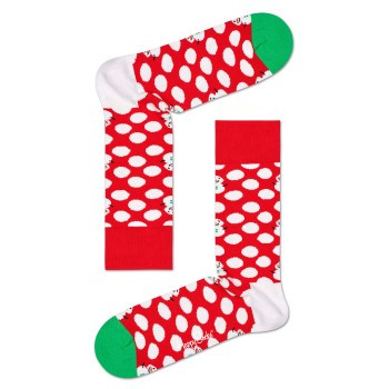 Happy socks 2 stuks Big Dot Snowman Sock * Actie *