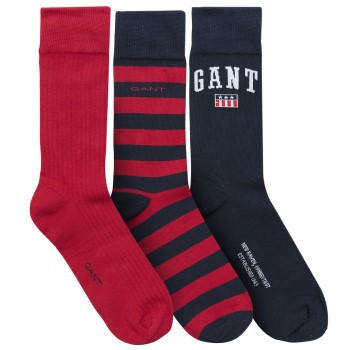 Gant 3 stuks Cotton Socks Gift Box * Actie *