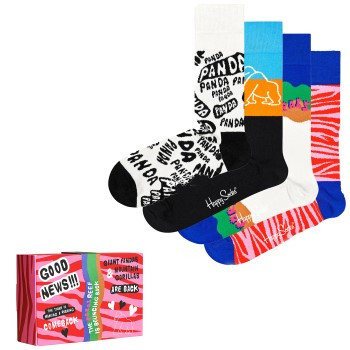 Happy socks 4 stuks WWF Gift Box * Actie *