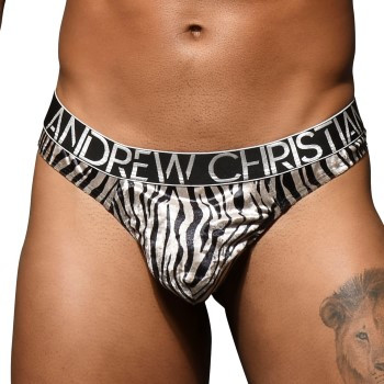 Andrew Christian Almost Naked Posh Zebra Thong * Actie *