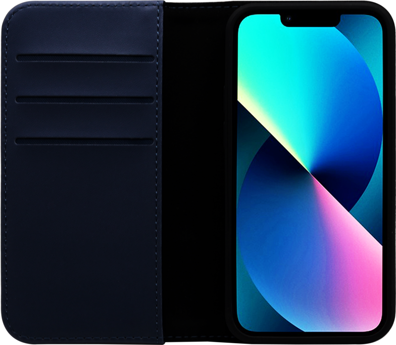 BlueBuilt Apple iPhone 14 Plus 2-in-1 Case Leer Blauw
