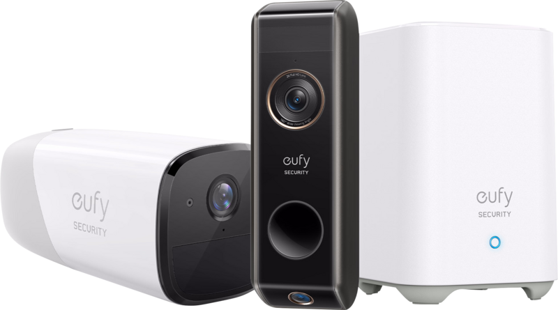 Eufycam 2 Pro + Eufy Video Doorbell Dual 2 Pro