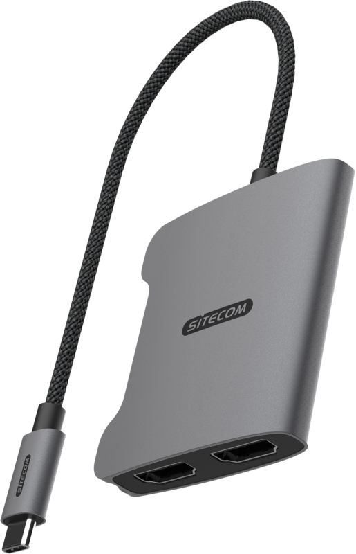 Sitecom USB-C naar Dual HDMI Adapter