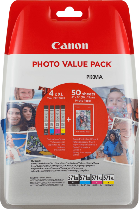 Canon CLI-571XL Cartridges Combo Pack