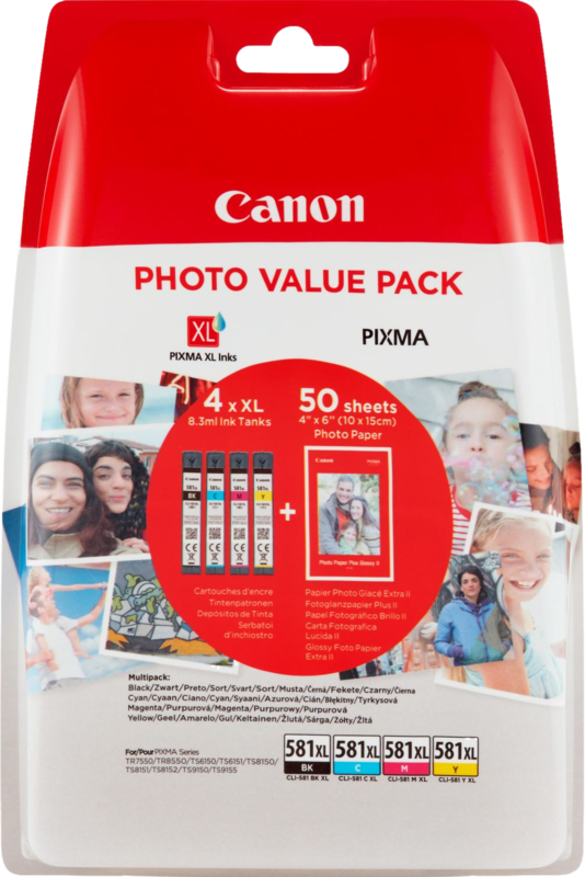Canon CLI-581XL Value Pack