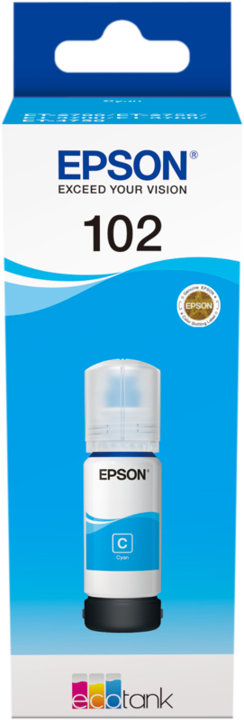 Epson 102 Inktflesje Cyaan