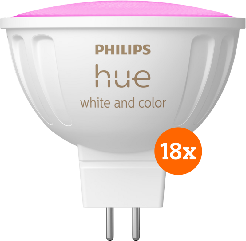 Philips Hue spot White and Color MR16 18-pack