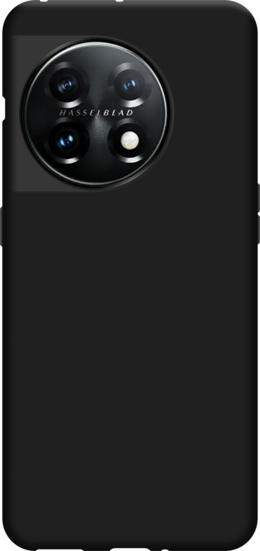 Just in Case Soft Design OnePlus 11 Back Cover Zwart