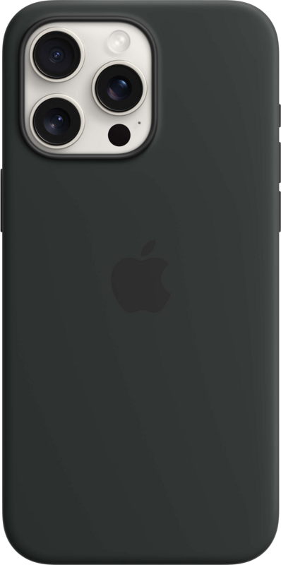 Apple iPhone 15 Pro Max Back Cover met MagSafe Zwart