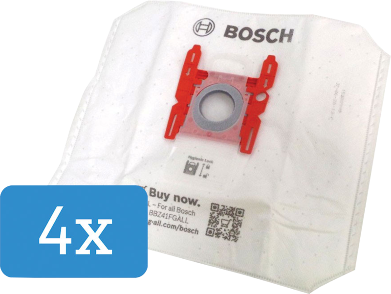 Bosch BBZ41FGALL G All stofzuigerzak (4 stuks)