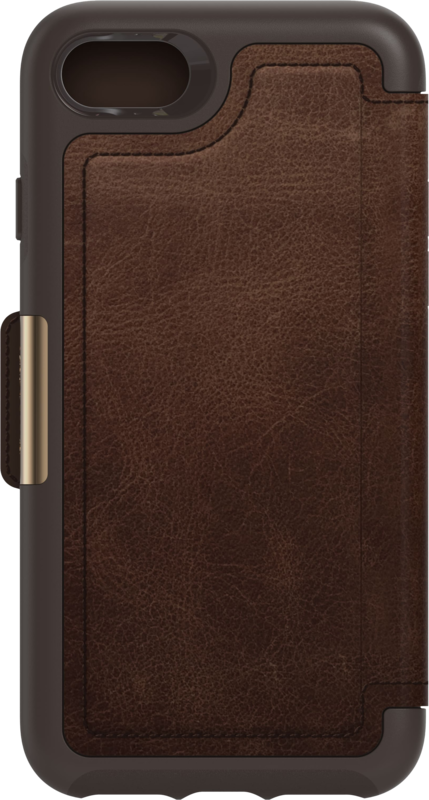 Otterbox Strada Apple iPhone SE 2022 / SE 2020 / 8 / 7 Book Case Leer Bruin