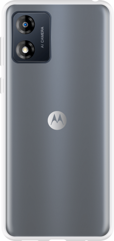 Just in Case Soft Design Motorola Moto E13 Back Cover Transparant