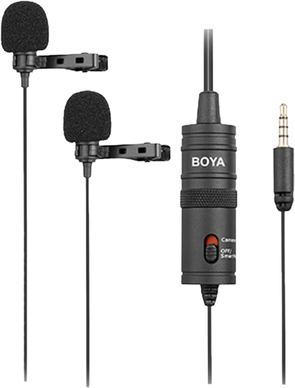 Boya BY-M1DM Duo Lavalier Microfoon