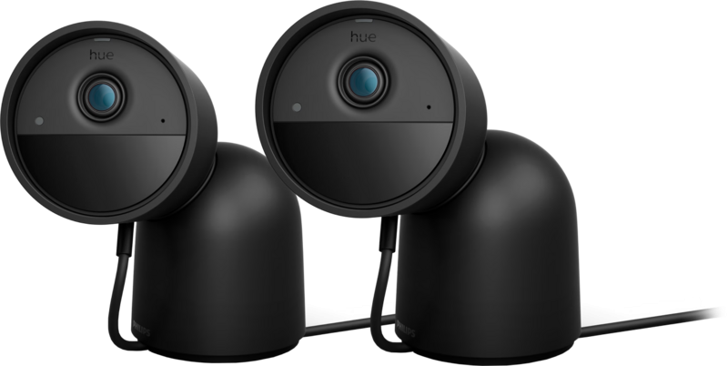 Philips Hue Secure desktop beveiligingscamera Zwart 2-pack
