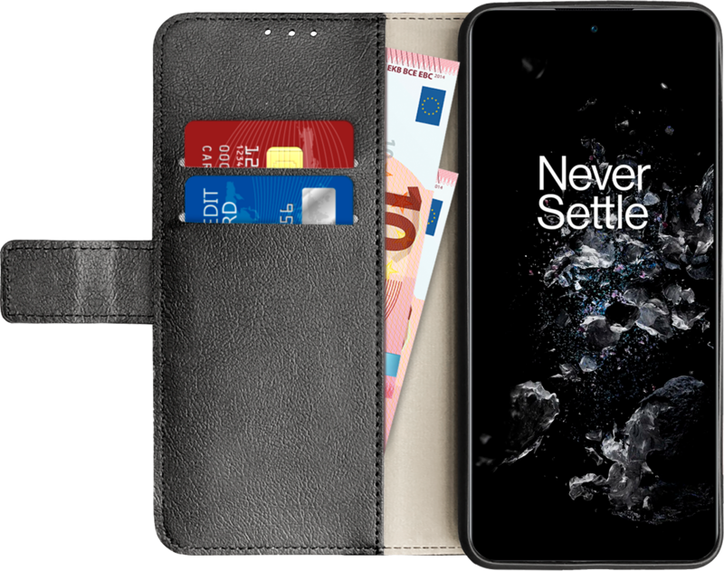 Just in Case Wallet OnePlus 10T Book Case Zwart