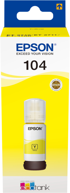 Epson 104 Inktflesje Geel