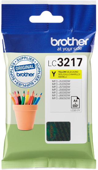 Brother LC-3217 Cartridge Geel
