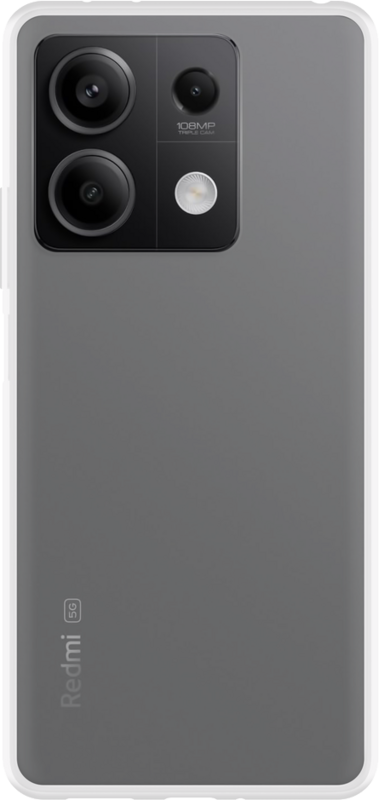 Just in Case Soft Design Xiaomi Redmi Note 13 5G Back Cover Transparant