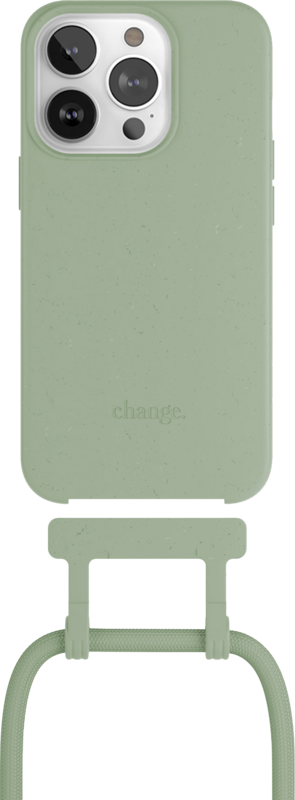 Change Case Apple iPhone 14 Pro Max Back Cover met Koord Groen