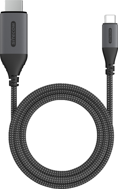 Sitecom USB-C naar HDMI 2.0 Kabel 1,8 meter
