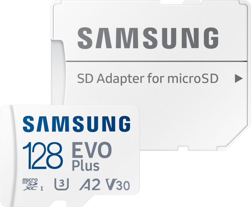 Samsung EVO Plus (2024) microSD 128GB + SD Adapter