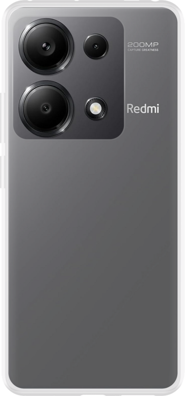 Just in Case Soft Design Xiaomi Redmi Note 13 Pro 5G Back Cover Transparant