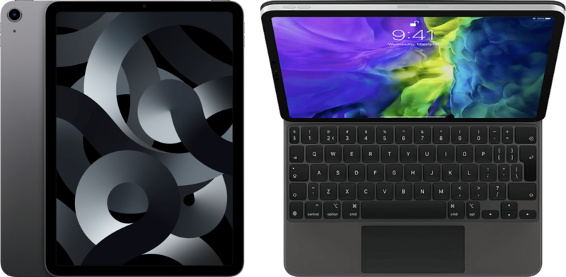 Apple iPad Air (2022) 10.9 inch 256GB Wifi Space Gray + Magic Keyboard