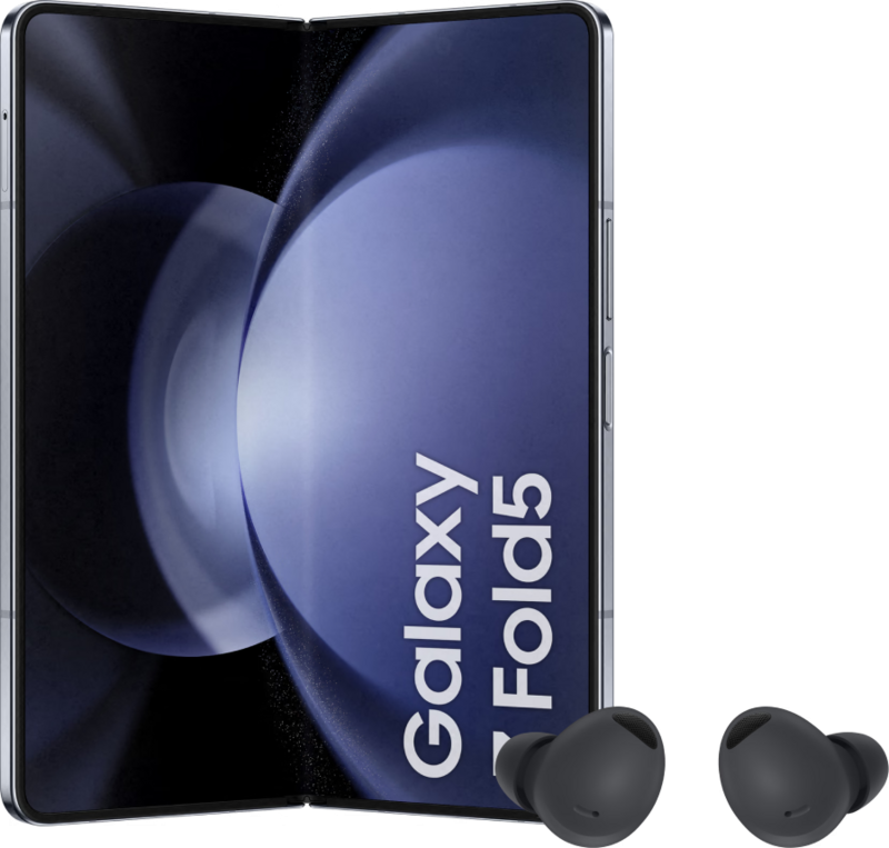 Samsung Galaxy Z Fold 5 512GB Blauw 5G + Samsung Galaxy Buds 2 Pro Zwart