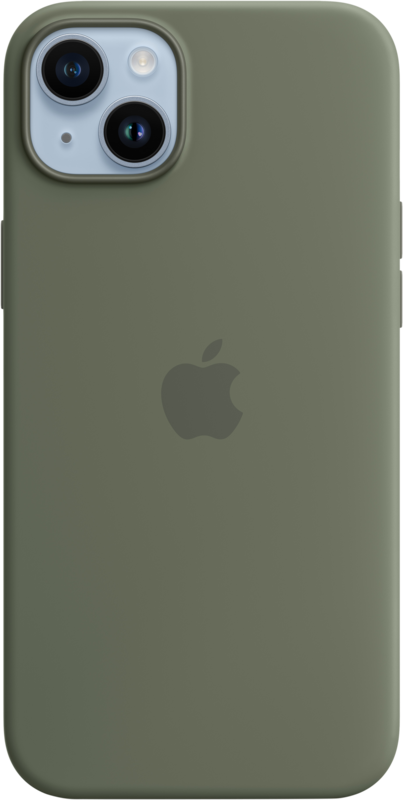 Apple iPhone 14 Plus Back Cover met MagSafe Olijfgroen