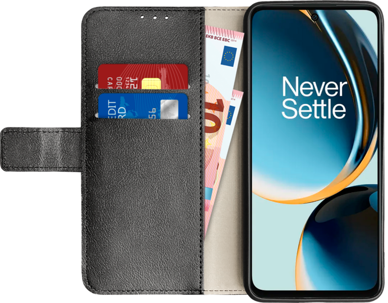 Just in Case Wallet OnePlus Nord CE 3 Lite Book Case Zwart