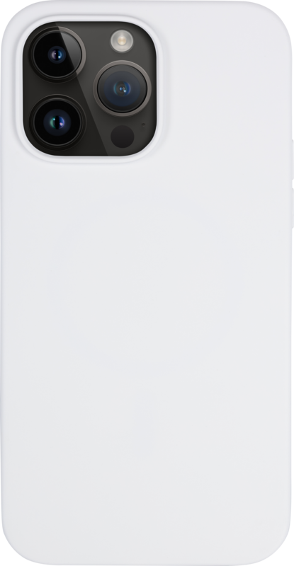 BlueBuilt Soft Case Apple iPhone 14 Pro Max Back Cover met MagSafe Wit