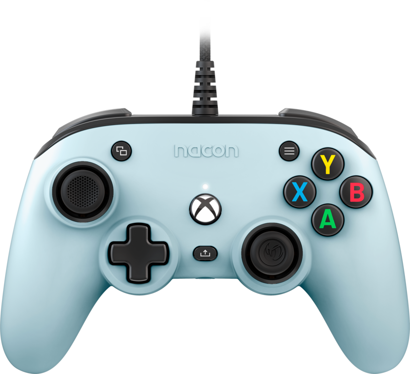 NACON Officiële Bedrade Xbox X Pro Controller Pastel Blauw