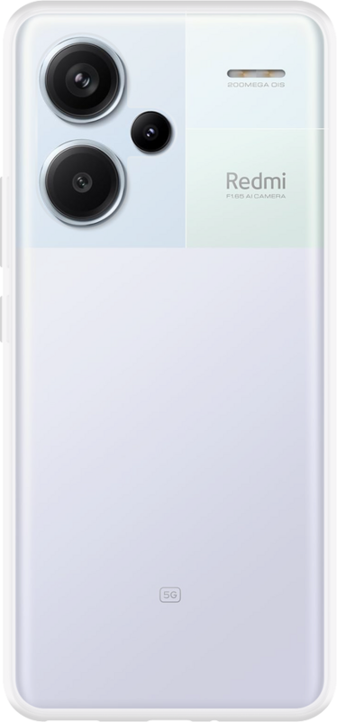 Just in Case Soft Design Xiaomi Redmi Note 13 Pro+ Back Cover Transparant