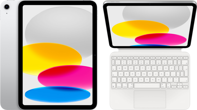 Apple iPad (2022) 10.9 inch 256GB Wifi Zilver + Magic Keyboard Folio