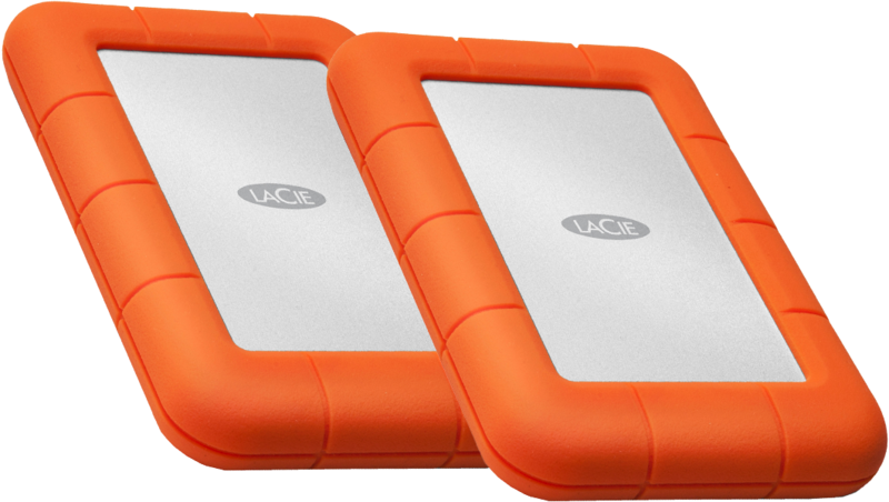 LaCie Rugged USB-C 4TB - Duo pack