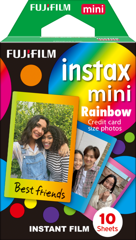 Fujifilm Instax Colorfilm Mini Rainbow (10 stuks)