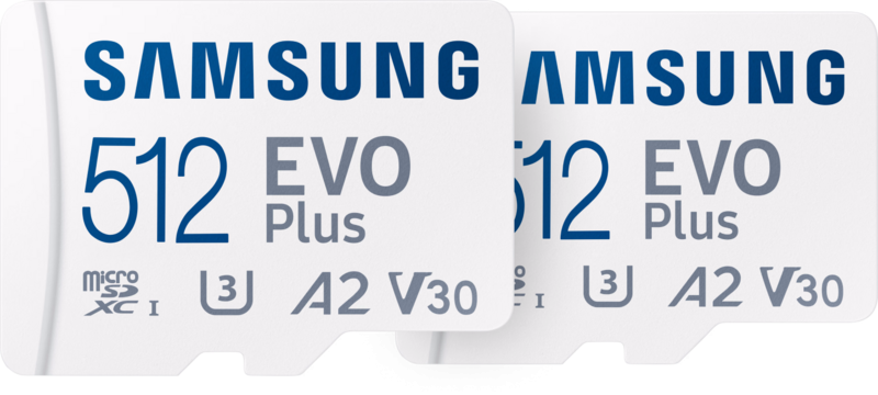 Samsung EVO Plus microSDXC 512GB - Duo Pack