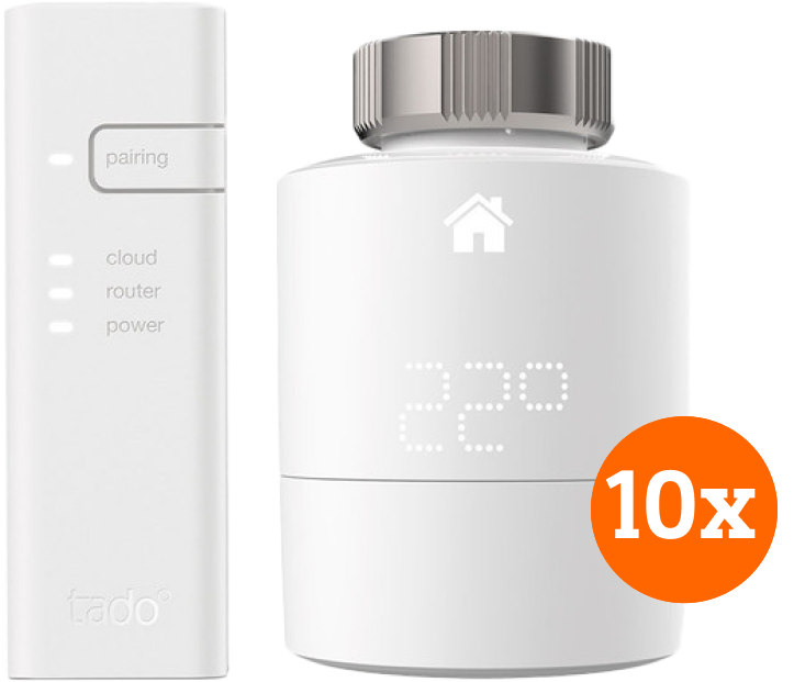 Tado Slimme Radiator Thermostaat Starter 10-Pack