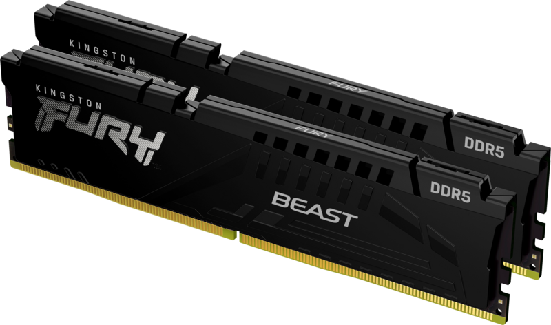 Kingston FURY Black Beast DDR5 DIMM Memory 4800MHz 32GB (2 x 16GB)