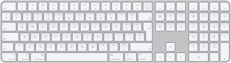 Apple Magic Keyboard met numeriek toetsenblok en Touch ID QWERTY