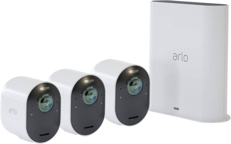 Arlo Ultra 2 Beveiligingscamera 4K Wit 3-Pack