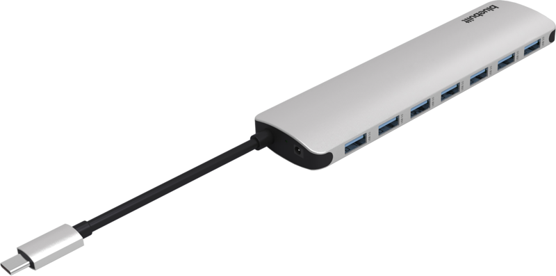 BlueBuilt 7-Poorts USB-C / USB-A 3.0 Hub
