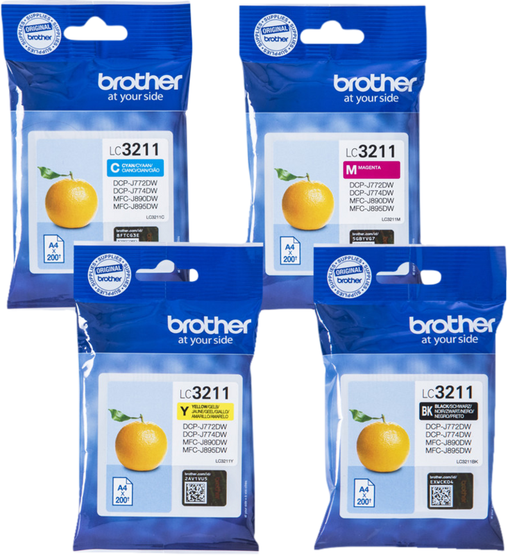 Brother LC-3211 Cartridges Combo Pack